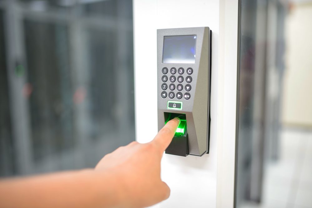 Door entry and access control system fitted at a business in the North West