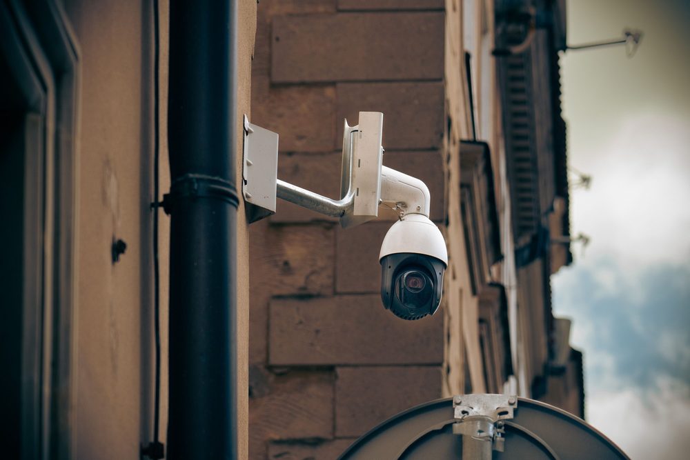 HD CCTV camera watching over a commercial property in Salford