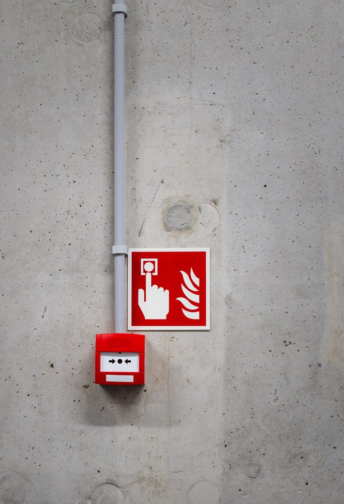 Commercial fire alarm system installed and maintained by Nova Security